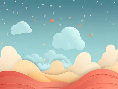 clouds in the sky illustration