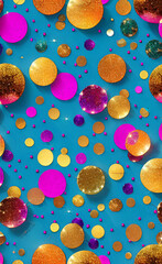 Fototapeta na wymiar pattern with colorful circles