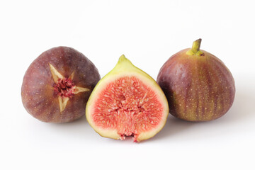 白背景のイチジク