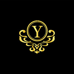 Obraz premium y vector design luxury logo template