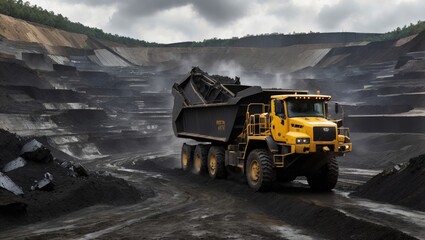 "Forging Energy: The Epic Drama of Open Pit Coal Mining"