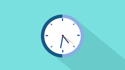 Simple Clock icons in flat style,timer. Business watch