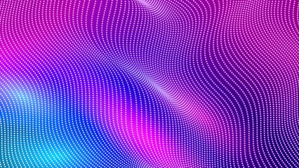 Abstract cyan color dot circle background, pink and blue color light