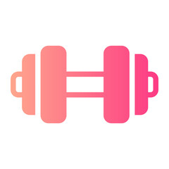 Fototapeta premium Dumbell gradient icon