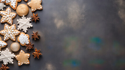 a minimalist Christmas  background with copy space