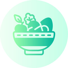 salad gradient icon