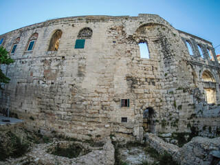Split croatia, old town palace of the Roman Emperor Diocletian
