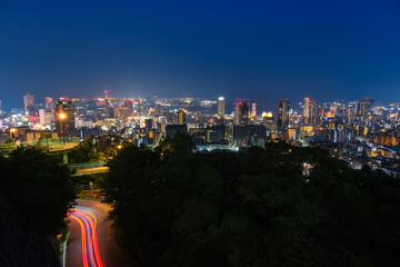 兵庫県神戸市 ビーナステラスから見る神戸市の夜景