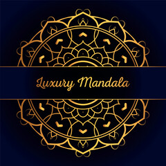 Luxury mandala art background or mandala art vector