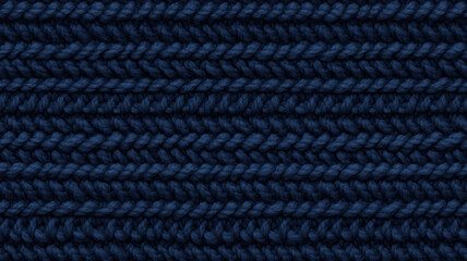 Closed Navy Blue Wool Pattern