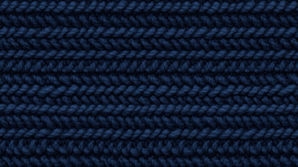 Closed Navy Blue Wool Pattern