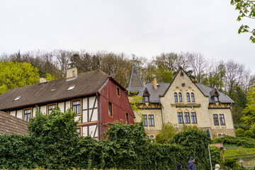 Wernigerode Niemcy  Germany kolorowe miasteczko 2023 - obrazy, fototapety, plakaty