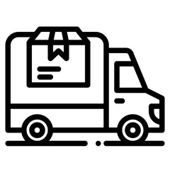 shipping truck icon 
