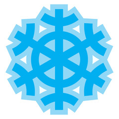 Snow flake vector icon