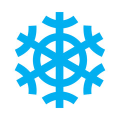 Obraz premium Snow flake vector icon