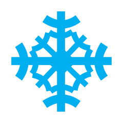 Obraz premium Snow flake vector icon