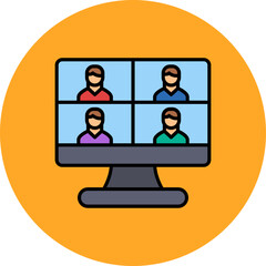 Video Conference Icon
