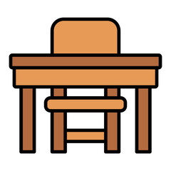 Fototapeta premium Table Icon