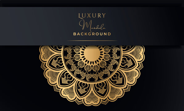 Luxury mandala background with golden pattern style ornament elegant invitation wedding card, invitation, backdrop, luxury style vector illustration design.