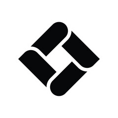 cooperation icon for economic business office and web