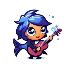 Obraz premium Cute Chibi Animal Cartoon Illustration