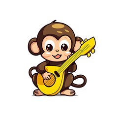 Cute Chibi Animal Cartoon Illustration