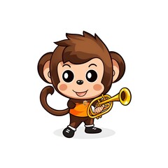 Cute Chibi Animal Cartoon Illustration