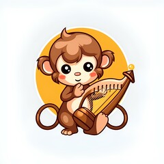 Cute Chibi Animal Cartoon Illustration