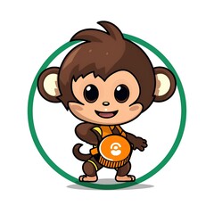 Cute Chibi Animal Cartoon Illustration