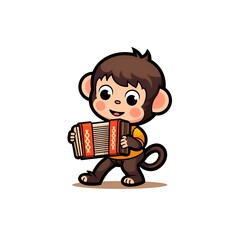 Cute Chibi Animal Cartoon Illustration
