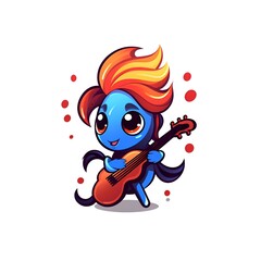 Cute Chibi Animal Cartoon Illustration