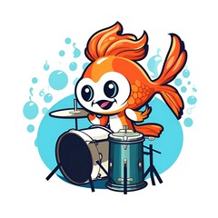 Cute Chibi Animal Cartoon Illustration