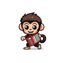 Cute Chibi Animal Cartoon Illustration