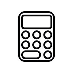 calculator icon, business accounting financial icon, business calculation icon