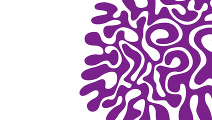 Mixed abstract purple color shape a free style vector background page