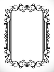 Ornament Boerder Vintage Simple Gold White Black Yellow