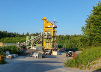 Strabag Kieswerk in Österreich Salzkammergut