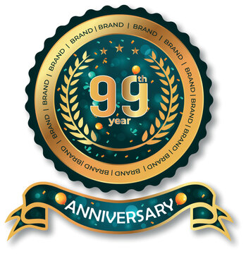 99 years old Happy Anniversary sticker