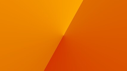 Illustration of an orange background divided into two parts in different shades