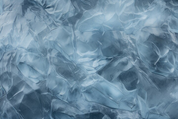 Obraz premium Flat Ice Texture With Snowflakes And Microcracks For Background Created Using Artificial Intelligence