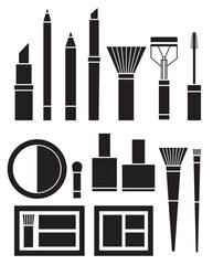 Makeup and Cosmetics Vector Icons Set 2 - 648847033