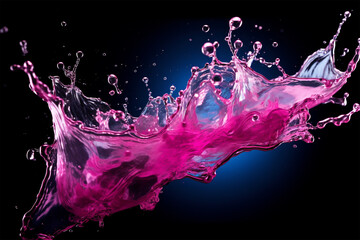 Pink Water Splashs