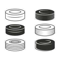 Ice Hockey Ball Vector, Ball illustration, Sports illustration, Hockey, vector, Ice Hockey silhouette, silhouette, Sports silhouette, Game vector, Game tournament, Hockey Tournament, 