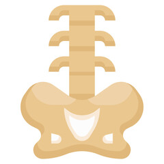 Fototapeta premium BACKBONE2 filled outline icon,linear,outline,graphic,illustration