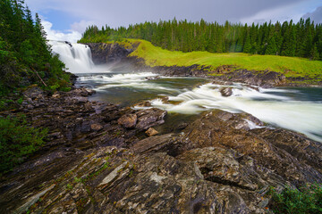 Wasserfall Vattenfallet Schweden