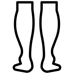 LEG1 filled outline icon,linear,outline,graphic,illustration