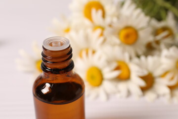 essential oil with herbs