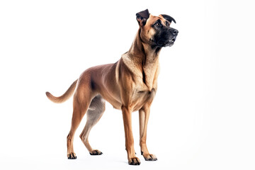 Obraz premium Dog isolated on white background