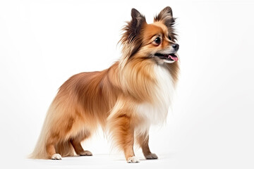 Fototapeta premium Portrait of a small dog studio photo