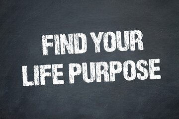 Obraz premium Find your life purpose 